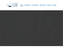 Tablet Screenshot of lse-software.de
